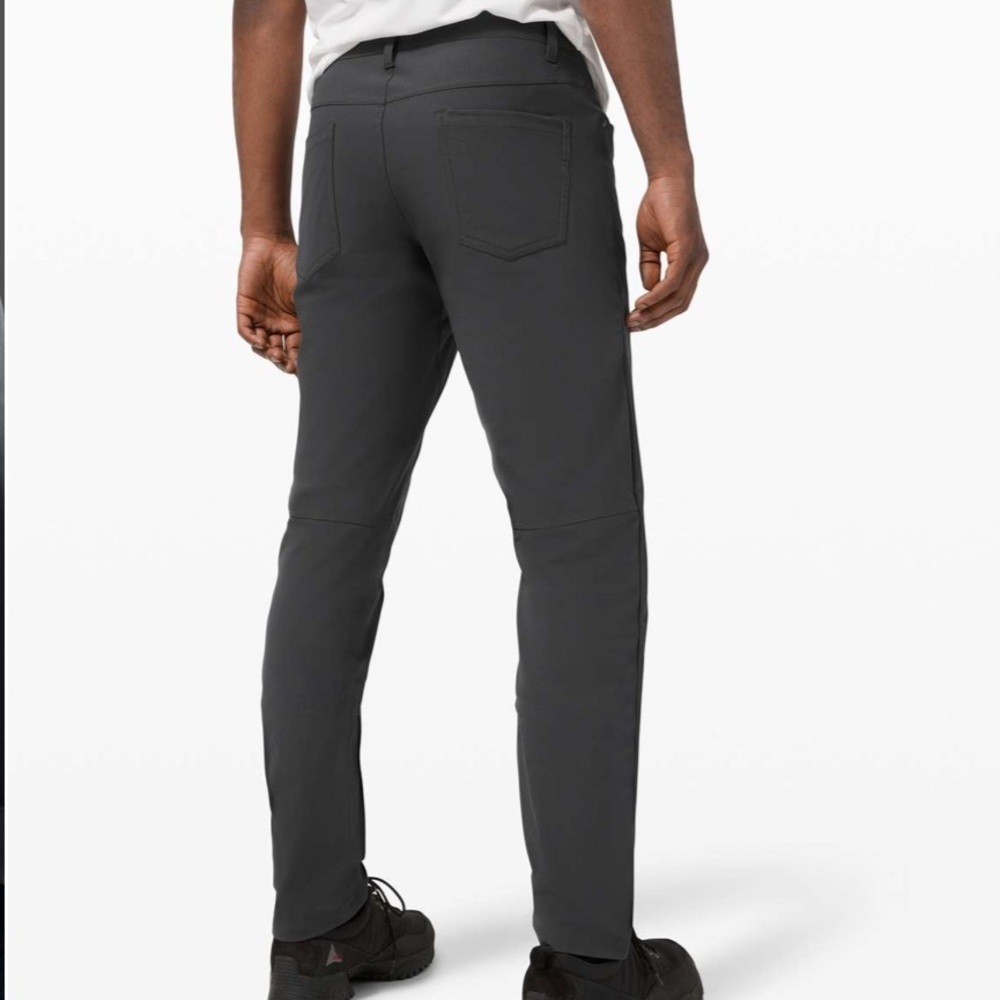 Lululemon Men's ABC Pant Classic 32" in Obsidian Dark Gray Size 36 - Picture 2 of 12